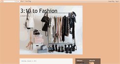 Desktop Screenshot of 310tofashion.blogspot.com