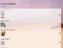 Tablet Screenshot of 310tofashion.blogspot.com