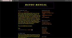 Desktop Screenshot of bayou-bengal.blogspot.com