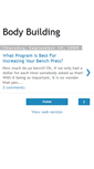 Mobile Screenshot of bodybuildingtricks.blogspot.com