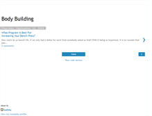 Tablet Screenshot of bodybuildingtricks.blogspot.com