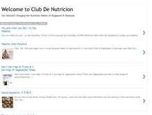Tablet Screenshot of home-of-nutrition.blogspot.com