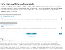 Tablet Screenshot of haunialianhauniaidentidade.blogspot.com