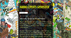 Desktop Screenshot of habbocreditsgenerator.blogspot.com