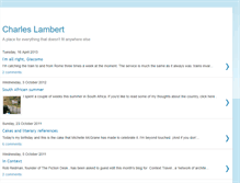 Tablet Screenshot of charles-lambert.blogspot.com