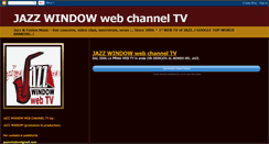 Desktop Screenshot of jazzwindowtv.blogspot.com