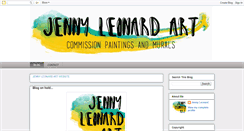 Desktop Screenshot of jennyleonard.blogspot.com