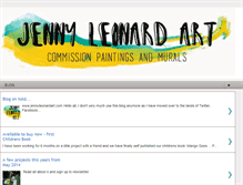 Tablet Screenshot of jennyleonard.blogspot.com