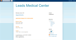 Desktop Screenshot of leadsmedicalcenter.blogspot.com