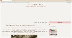 Desktop Screenshot of jettesscrapblog.blogspot.com