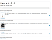 Tablet Screenshot of livingat123.blogspot.com