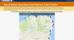 Desktop Screenshot of kauaibeachguardians.blogspot.com