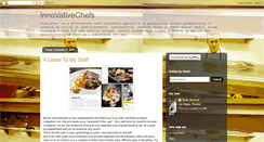 Desktop Screenshot of innovativechefs.blogspot.com
