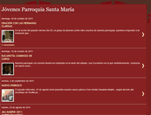 Tablet Screenshot of jovenessantamaria.blogspot.com