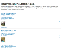 Tablet Screenshot of capelaniasantaterezinha.blogspot.com