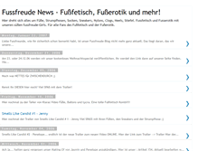 Tablet Screenshot of fussfetisch-fusserotik.blogspot.com
