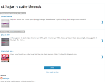 Tablet Screenshot of cutiethreads.blogspot.com