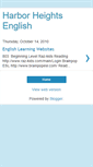 Mobile Screenshot of harborheightsenglish.blogspot.com