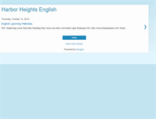 Tablet Screenshot of harborheightsenglish.blogspot.com