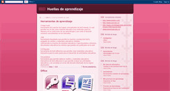 Desktop Screenshot of jmmv-huellasdeaprendizaje.blogspot.com