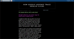 Desktop Screenshot of googleinvalidclick.blogspot.com