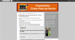 Desktop Screenshot of clubepraiadarocha.blogspot.com
