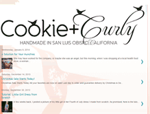 Tablet Screenshot of cookieandcurly.blogspot.com