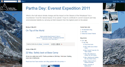 Desktop Screenshot of everestexpedition2011.blogspot.com