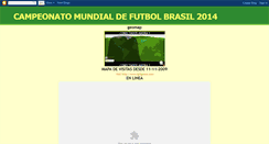 Desktop Screenshot of campeonatomundialbrasil2014.blogspot.com