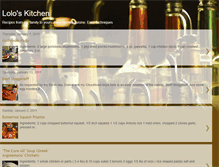 Tablet Screenshot of lolokitchen.blogspot.com