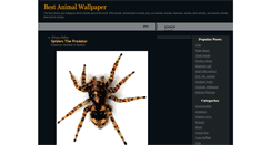 Desktop Screenshot of bestanimalwallpaper.blogspot.com