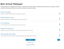 Tablet Screenshot of bestanimalwallpaper.blogspot.com