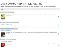 Tablet Screenshot of crashlandingpizza.blogspot.com