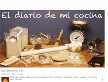 Tablet Screenshot of eldiariodemicocina.blogspot.com