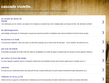 Tablet Screenshot of cascadeviolette.blogspot.com