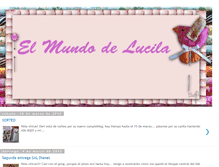 Tablet Screenshot of elmundodelucila.blogspot.com