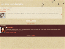 Tablet Screenshot of liferoseeverchanging.blogspot.com