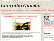 Tablet Screenshot of cantinhogaucho.blogspot.com