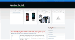 Desktop Screenshot of latestontheclick.blogspot.com