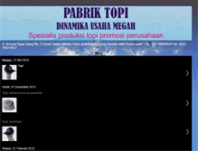 Tablet Screenshot of pabrik-topi.blogspot.com