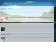 Tablet Screenshot of countingitall-joy.blogspot.com