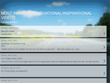 Tablet Screenshot of inspirational-motivationalvideos.blogspot.com