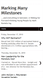 Mobile Screenshot of markingmanymilestones.blogspot.com
