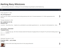 Tablet Screenshot of markingmanymilestones.blogspot.com