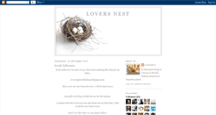 Desktop Screenshot of loversnests.blogspot.com