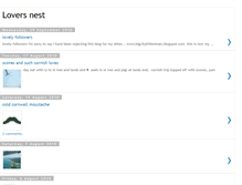 Tablet Screenshot of loversnests.blogspot.com