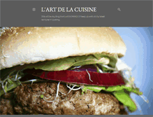 Tablet Screenshot of lartdelacuisine.blogspot.com