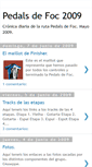 Mobile Screenshot of pedalsdefoc2009.blogspot.com