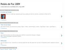 Tablet Screenshot of pedalsdefoc2009.blogspot.com