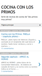 Mobile Screenshot of cocinaconlosprimos.blogspot.com